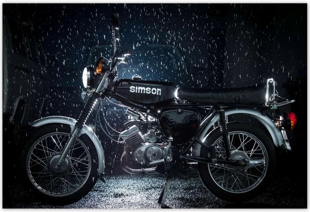 Poszterek 200x135 Fekete Simson 4 sebességes