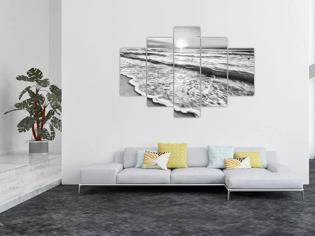 Kép - Naplemente a tengerparton (150x105 cm)