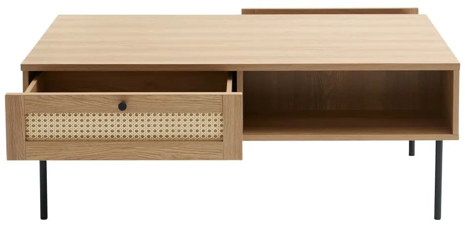 Natúr színű dohányzóasztal 60x110 cm Pensacola – Unique Furniture