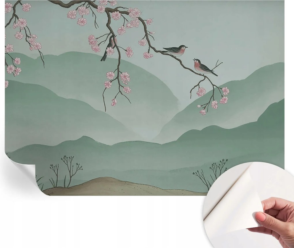 Öntapadós fotótapéta Divatos japán szerenád 312x219 cm