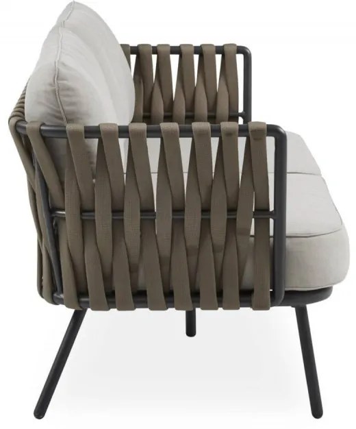 34692T 2 személyes kerti kanapé homok