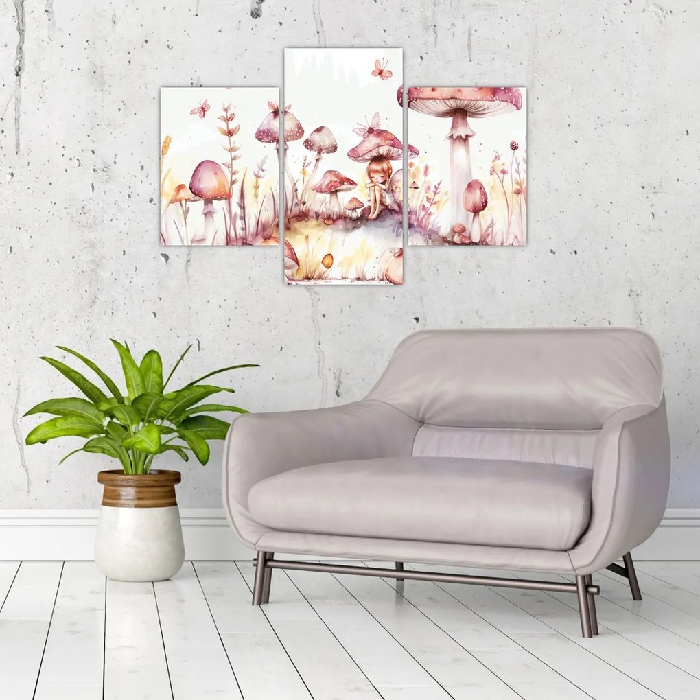 Kép - Rózsaszín tündér (90x60 cm)