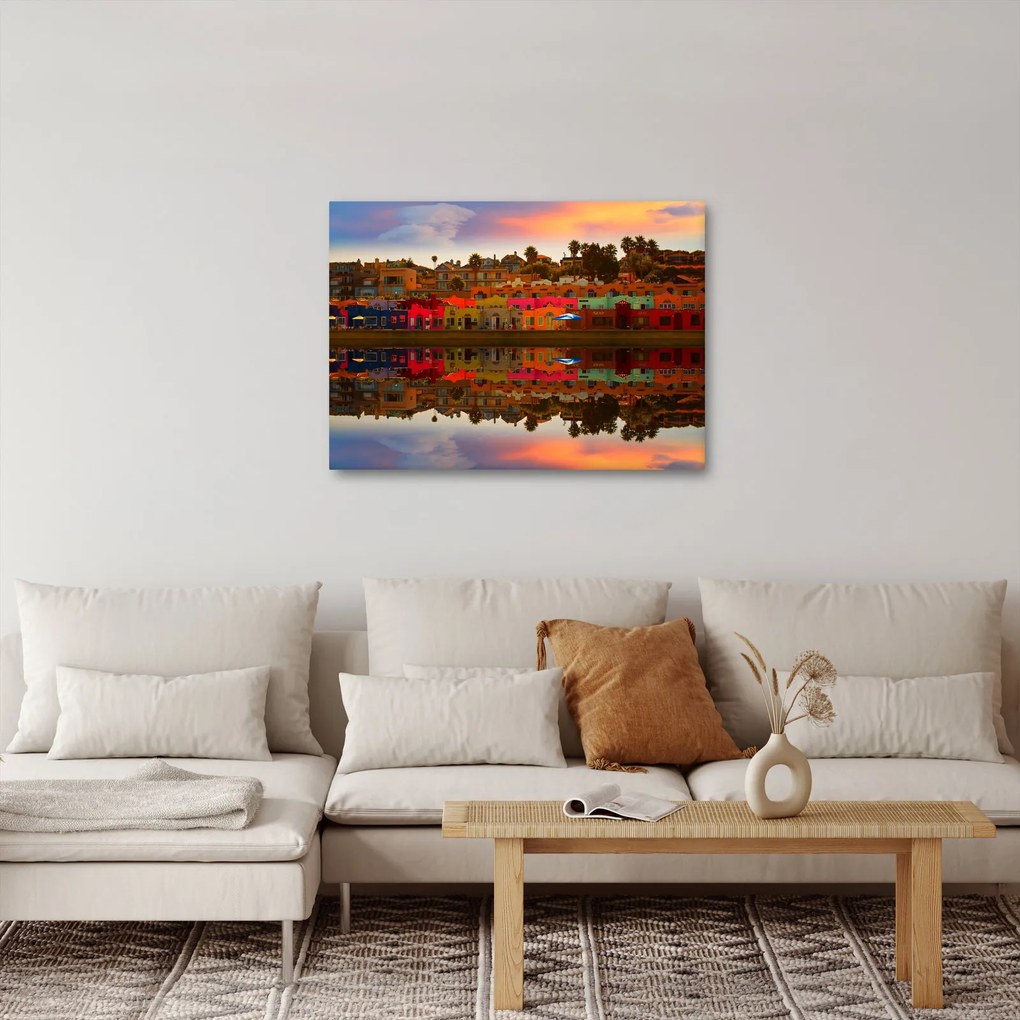 Kép - A nyári úszások helyszíne (70x50 cm)