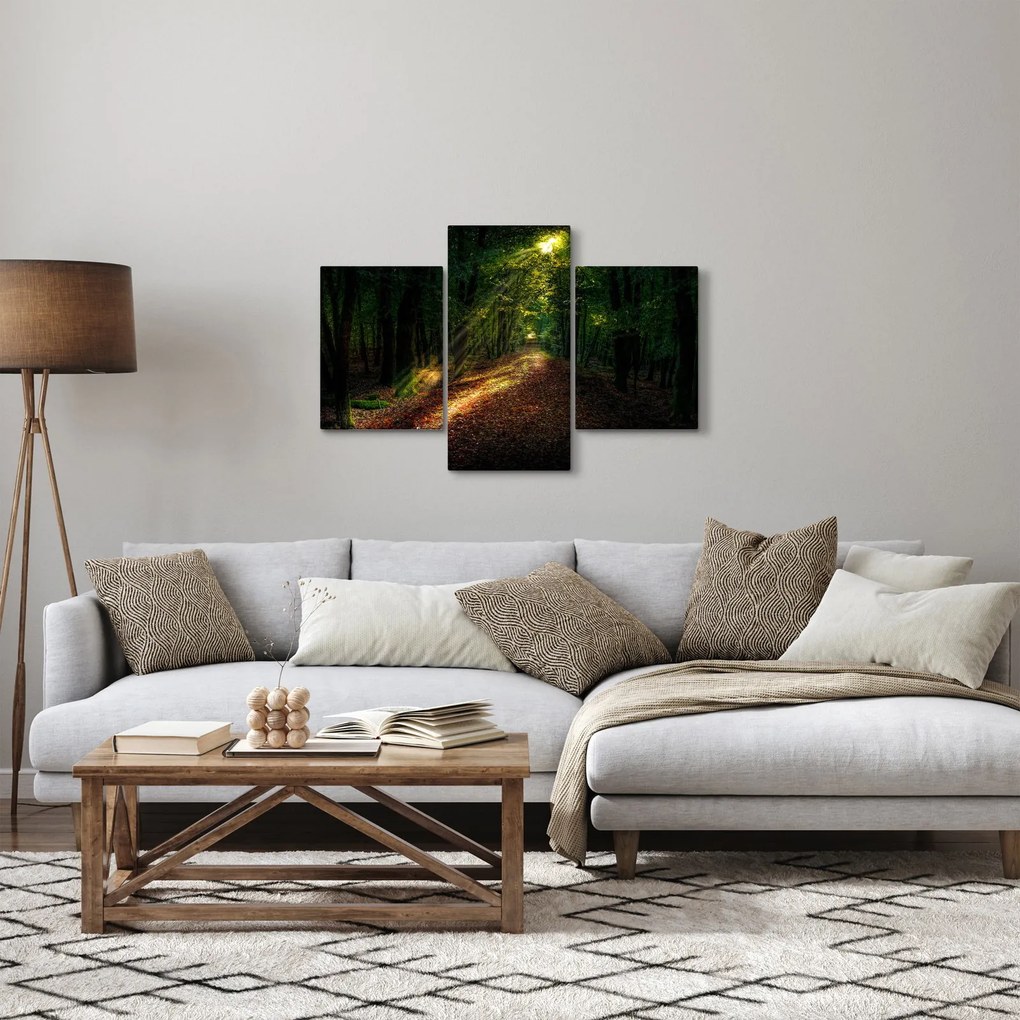 Erdei út képe (90x60 cm)