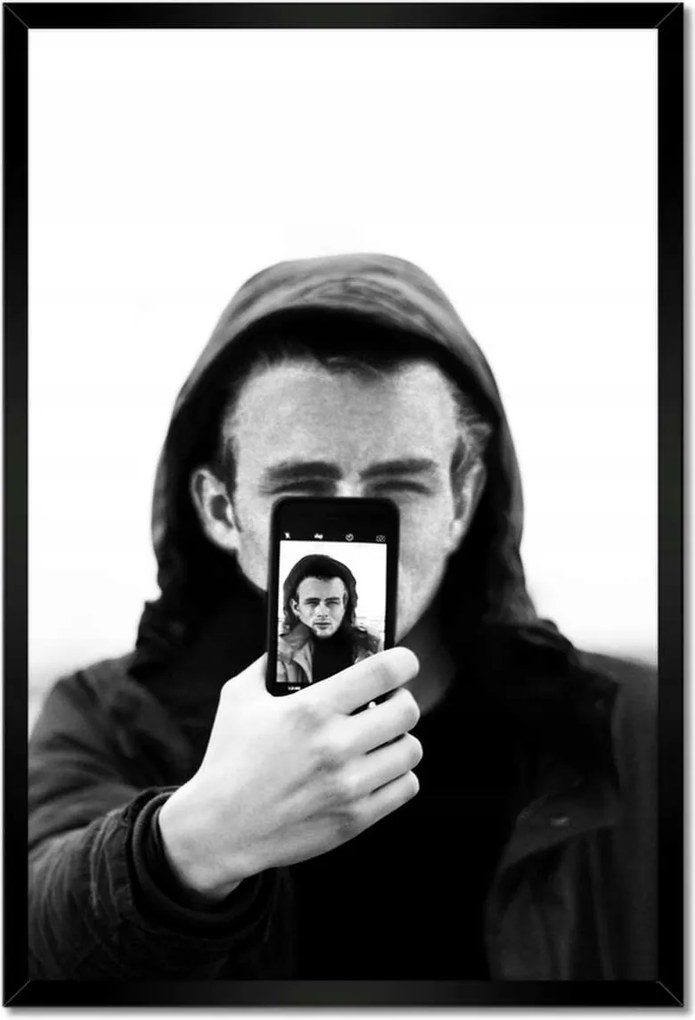 Poszterek keretben 40x60 Selfie James Dean Kapucni