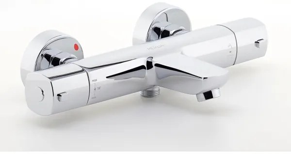 Novaservis - Termosztatikus fürdőcsap METALIA fényezett króm