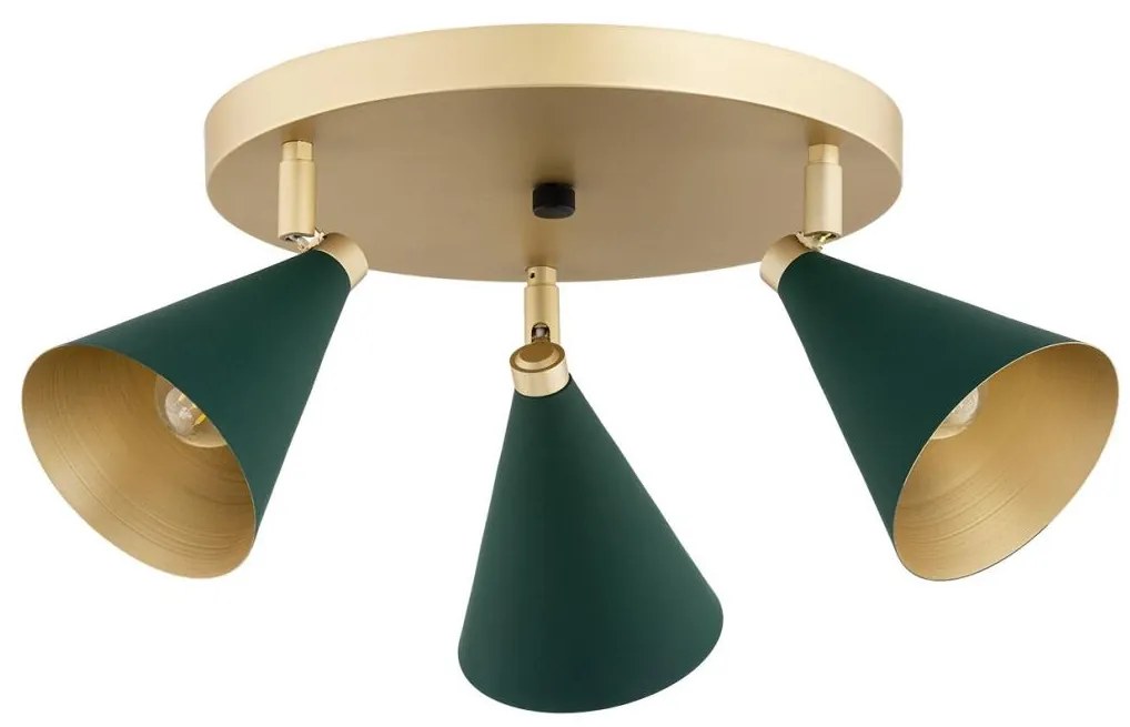 Argon 6245 - Spotlámpa LUCINDA 3xE14/7W/230V zöld