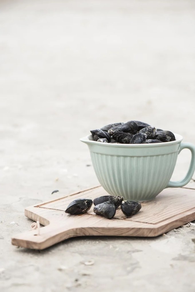 IB Laursen MYNTE GREEN TEA zöld kerámia tésztatál