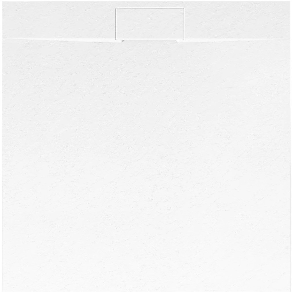 Zuhanytálca Bazalt White 90x90