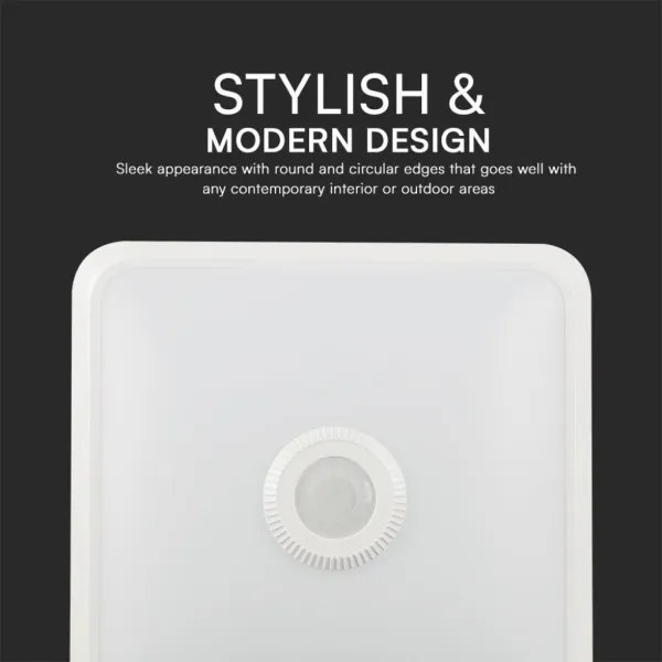 LED Mennyezeti lámpa érzékelővel LED/12W/230V 3000/4000/6000K fehér