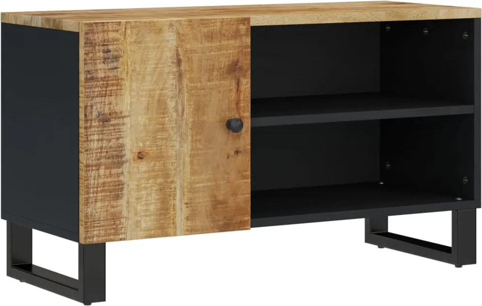 vidaXL tömör mangó- és szerelt fa TV-szekrény 80 x 33 x 46 cm