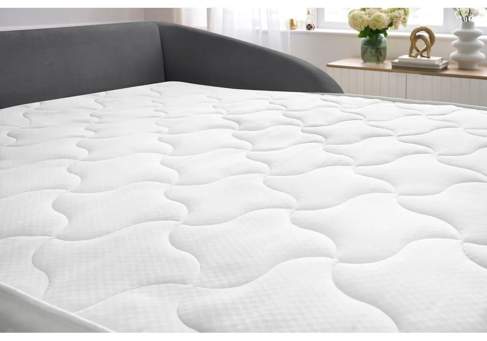 Sötétszürke kinyitható kanapé 235 cm Cezanne – Bobochic Paris