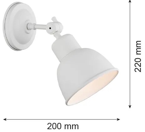 Argon 3182 - Fali lámpa EUFRAT 1xE27/60W/230V