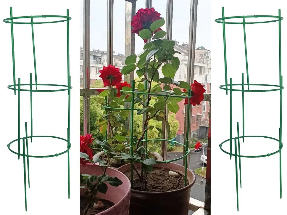 Kör alakú támasz cserepes növényekhez - 3 kör