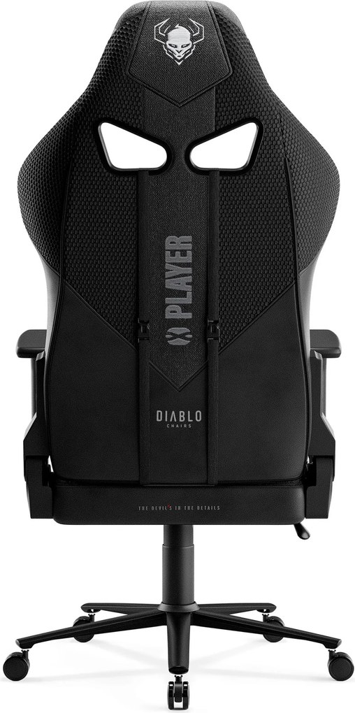 Gamer szék szövet fekete King Size: Diablo X-Player 2.0