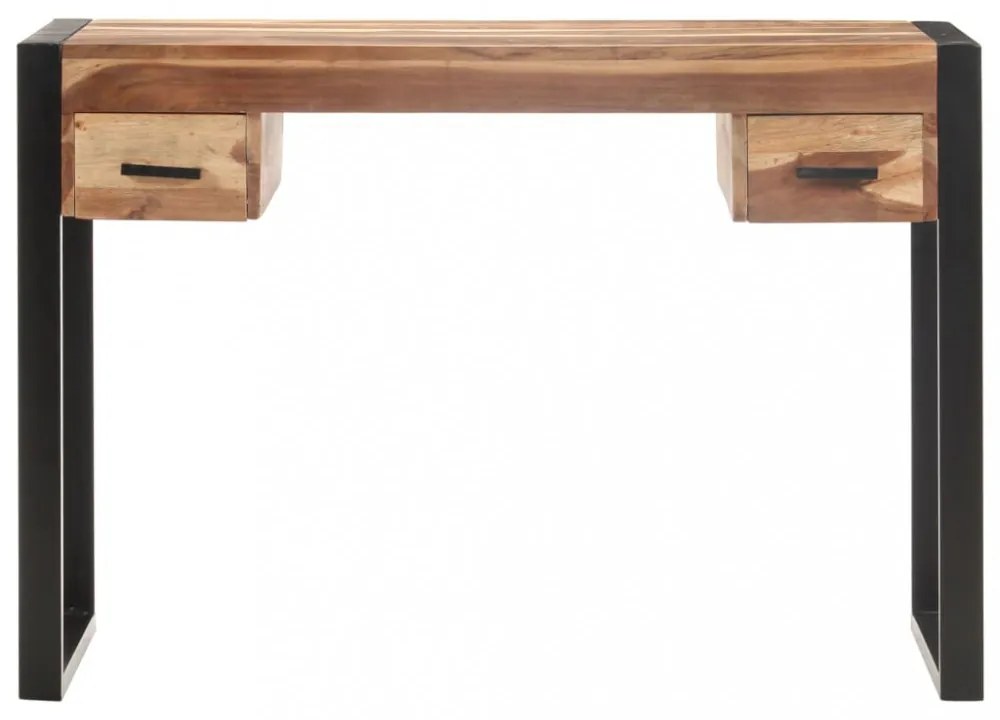 tömör fa íróasztal 110 x 50 x 76 cm