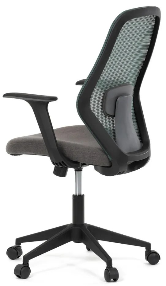 Scaun de birou pivotant de culoare verde cu mecanism de balansare. KA-V3149