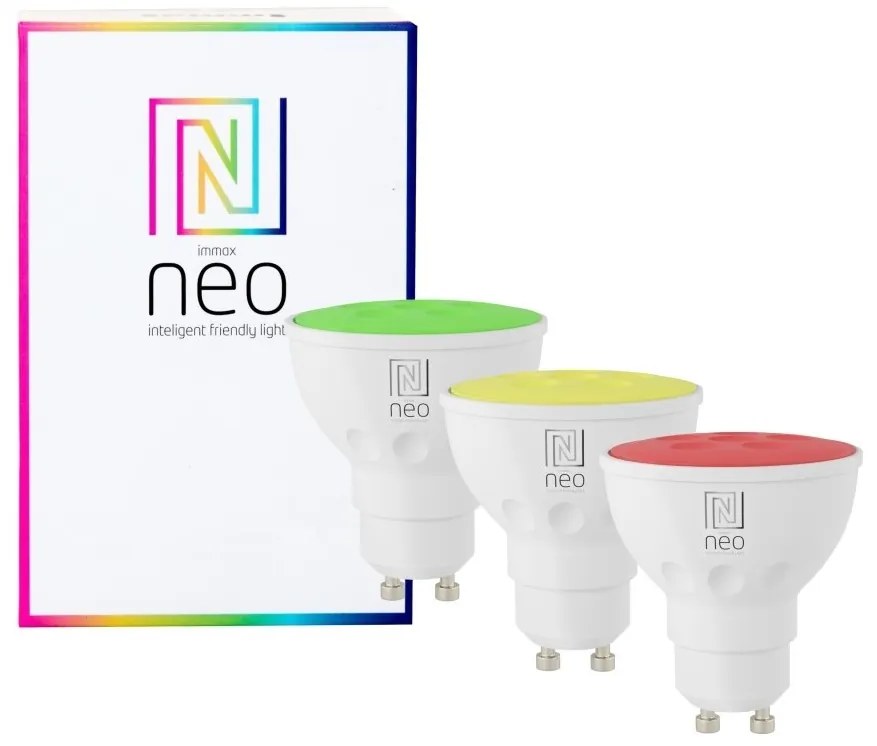 Immax NEO 07777C - 3x LED RGB+CCT GU10/4,8W/230V Tuya dimmelhető szett