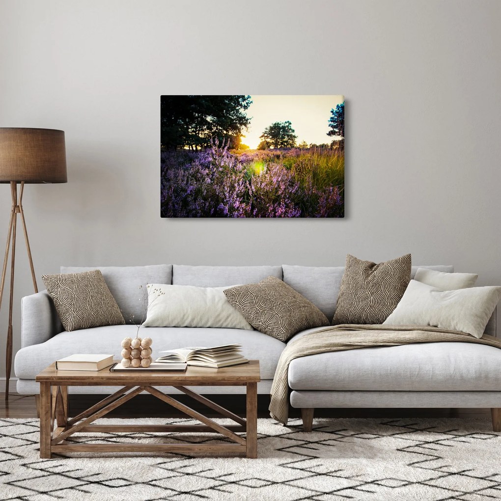 Egy levendulamező képe (90x60 cm)