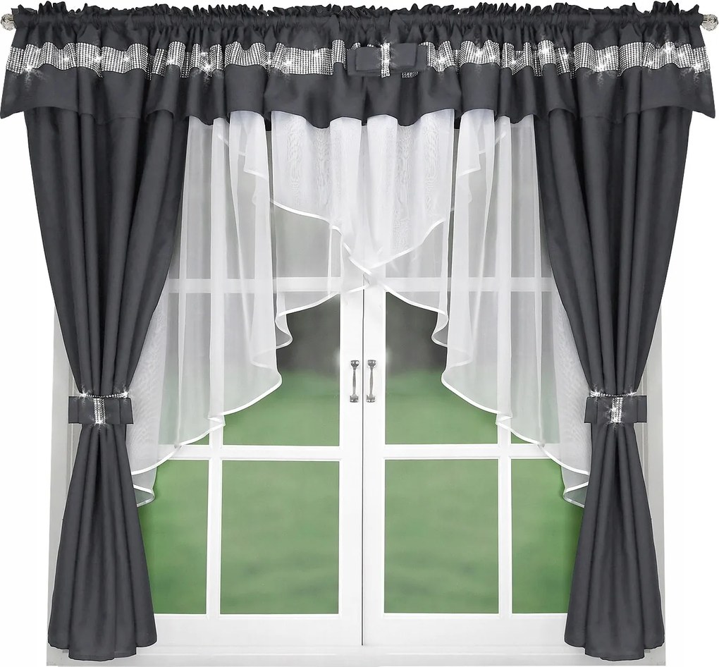 Függöny Kész Grenada 400x155 Fátyol cirkónia