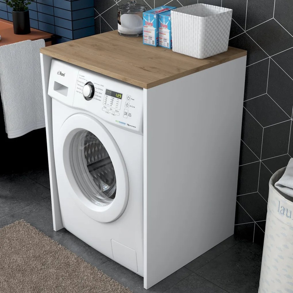 KD103 - 2341 Tölgy színű mosogép borítás