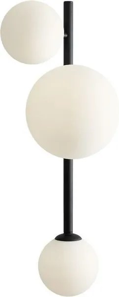 Aldex DIONE BLACK 1092Y1 Fali lámpa 1x60W/E14+2x40W/E27