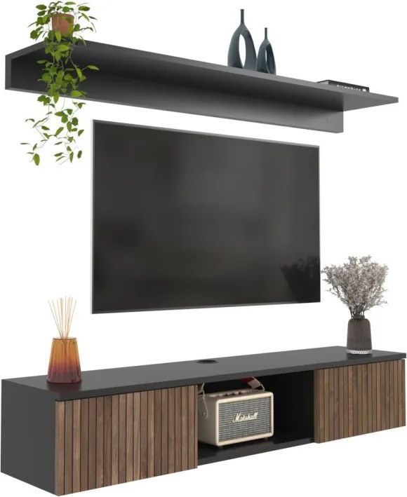 Elia - Wooden, Black