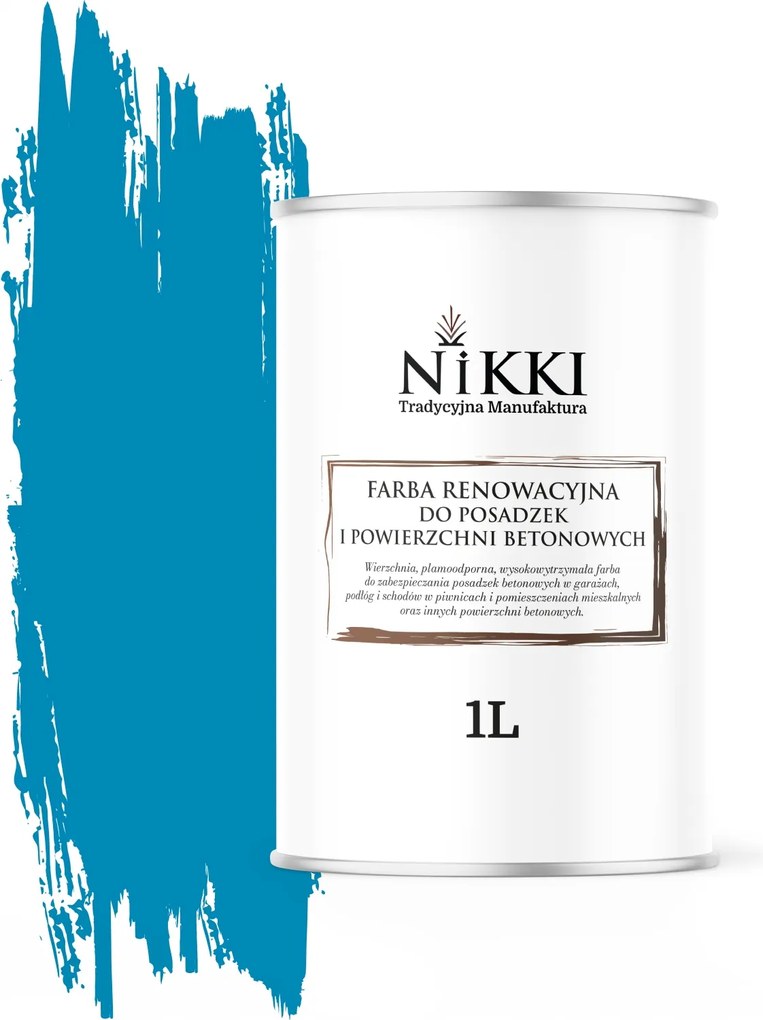 Betonpadló Felújító Festék 1L Kék Világos RAL5012 Félmatt