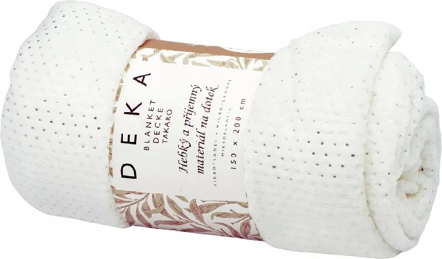 Arôme Home Mikroflanel takaró, ezüstfehér