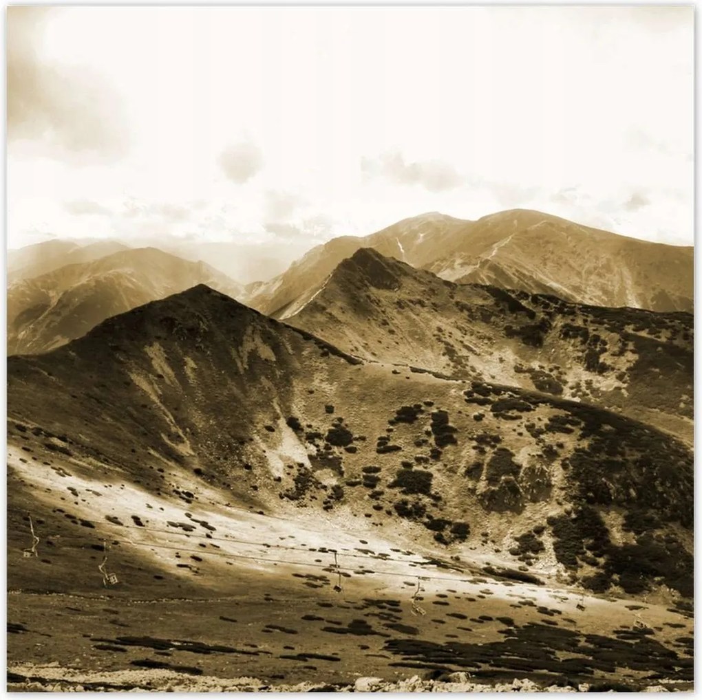 Poszterek 30x30 Tátra Lengyel hegyek Kilátás