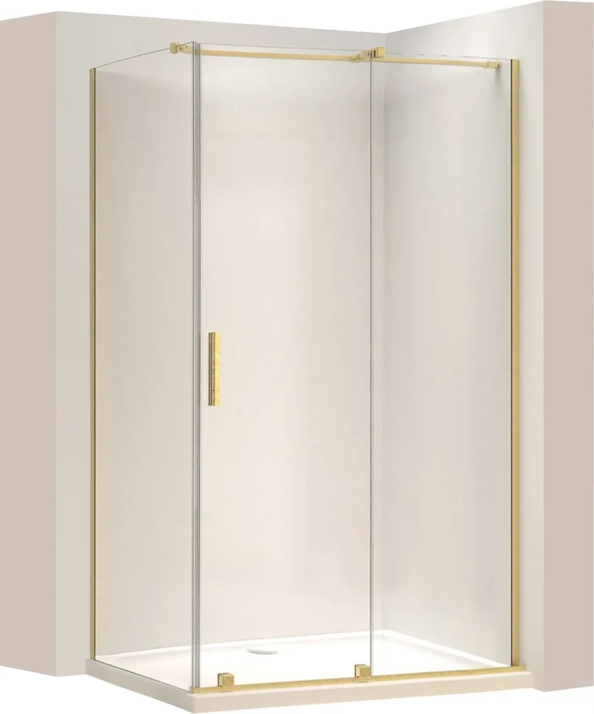 Zuhanykabin 110x80 Arany Szálcsiszolt Kihúzható Rea Montana