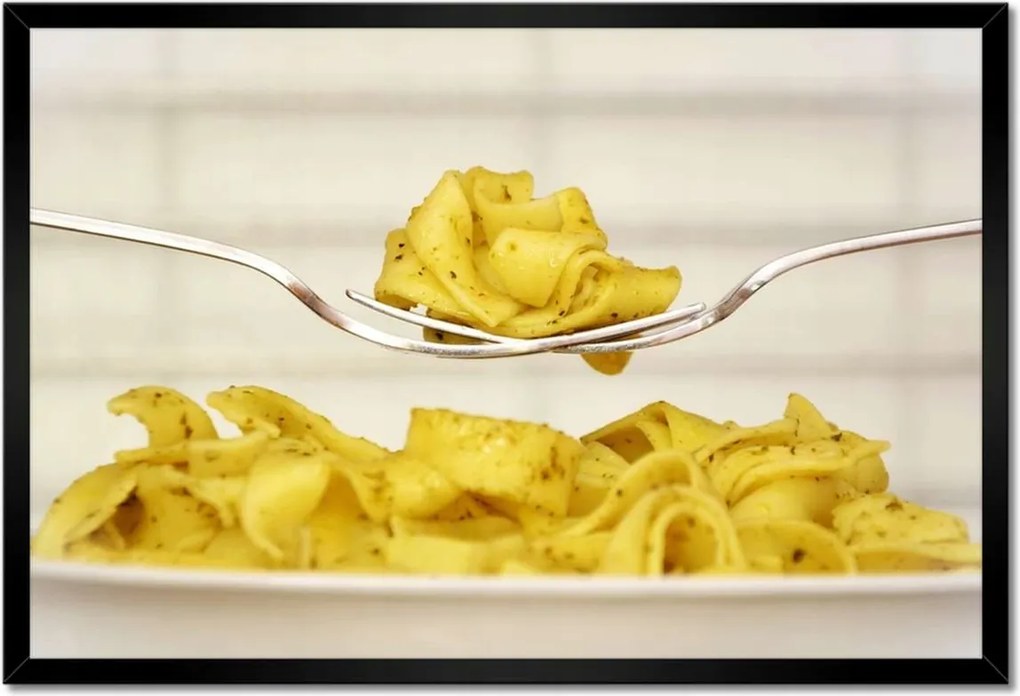 Poszterek keretben 60x40 Tészta két személyre