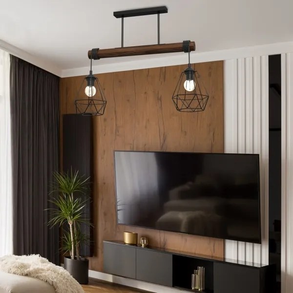 Felületre szerelhető csillár ACERO 2xE27/60W/230V