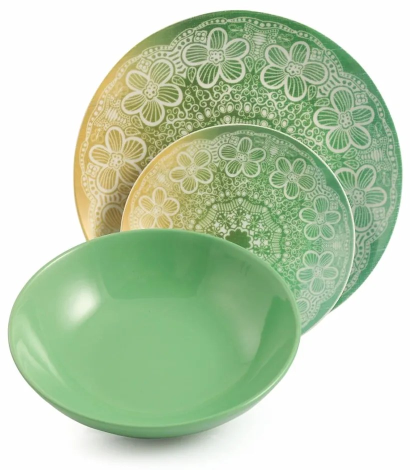 Canvas 18 db-os porcelán és agyagkerámia étkészlet - Villa d'Este