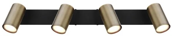 Globo 57911-4M - ROBBY 4xGU10/35W spotlámpa, fekete/fém