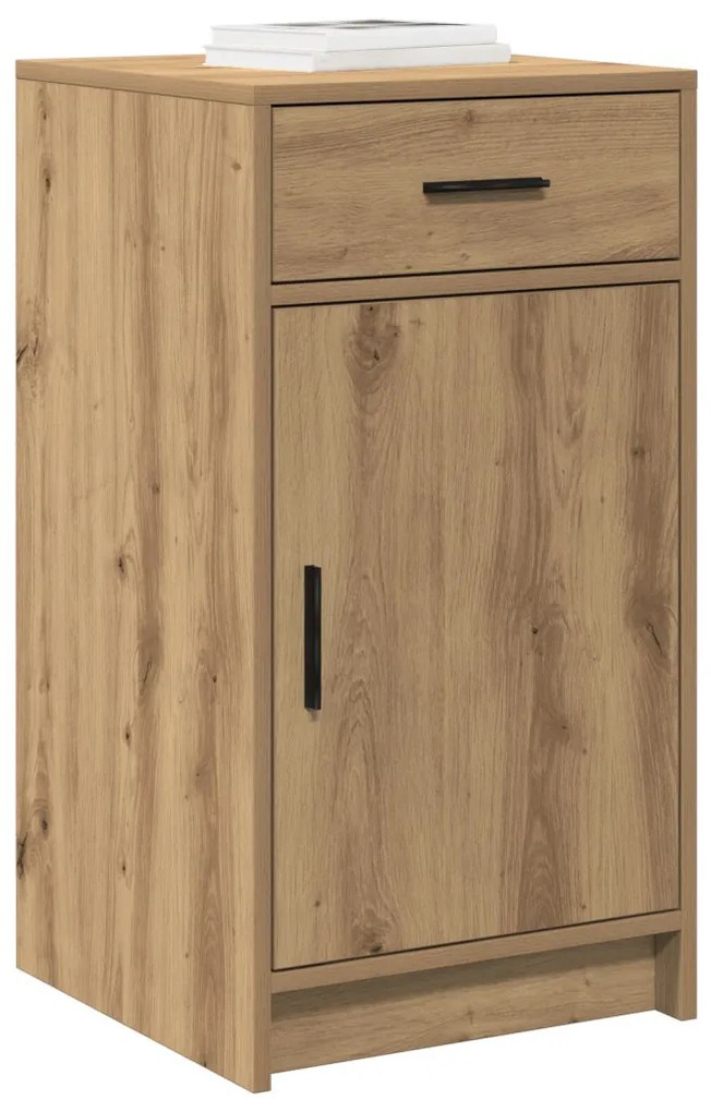 Széf fiókkal kézműves tölgy 40 x 40.5 x 75 cm Faanyag