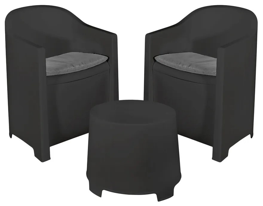 Tarna 2 személyes bútorszett Antracit X