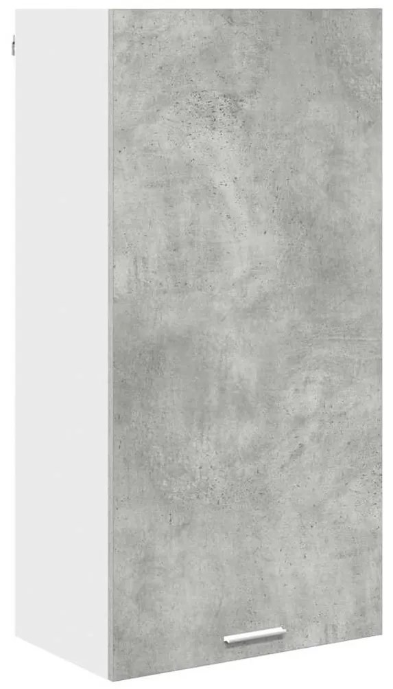 Függő szekrény Riga Beton szürke és fehér 50 x 31 x 100 cm