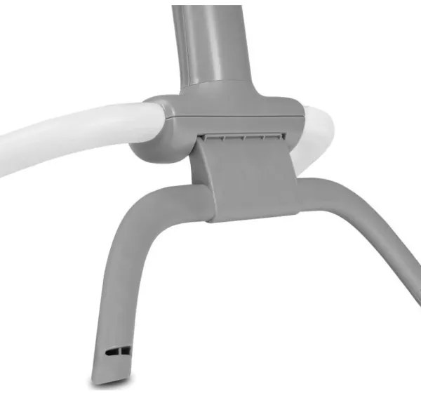 Lionelo - Vibráló babahinta dallammal PASCAL 2xAA szürke/türkiz