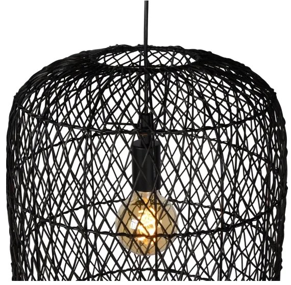 Lucide 03436/40/30 - Csillár zsinóron GARVE 1xE27/40W/230V fekete