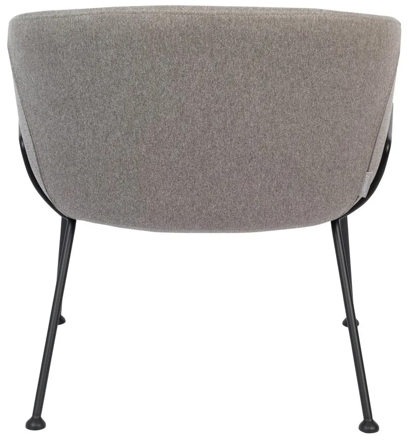 Feston szürke műbőr fotel - Zuiver