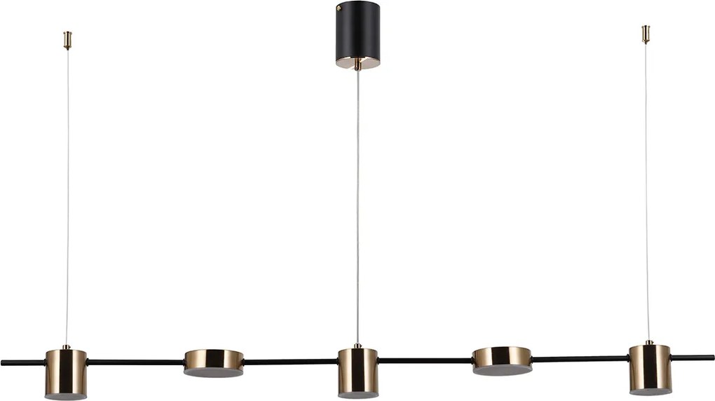 Italux modern függeszték remdal fehér sárgaréz itxpnd-16374-5-bk-3k