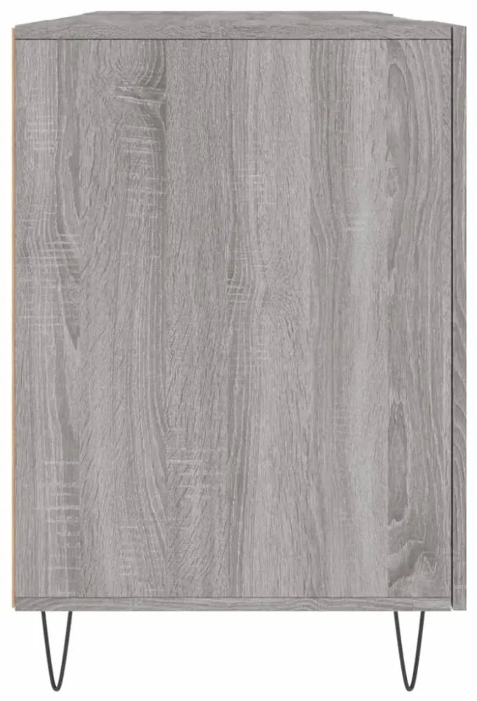 vidaXL szürke sonoma színű szerelt fa íróasztal 140x50x75 cm