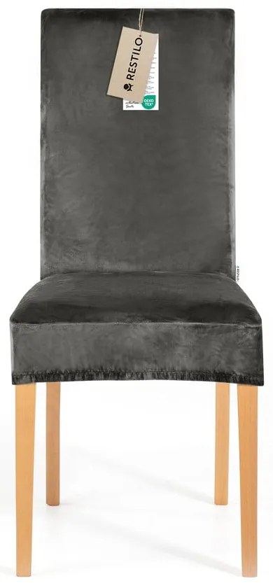 Szürke gumis szék huzat szett 4 db-os 48 cm Sento – Restilo