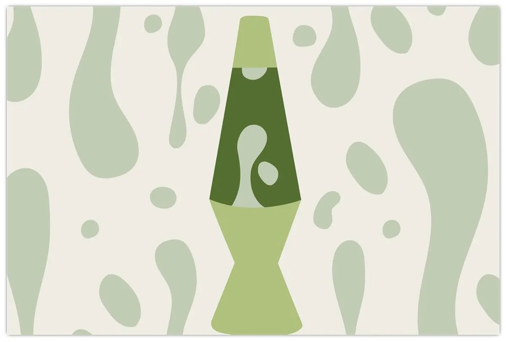 Kép - Hippik, lávalámpa (90x60 cm)