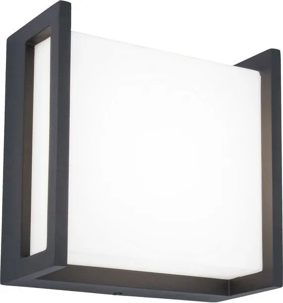 LUTEC 5195404118 QUBO Modern Kültéri Fali Lámpa Antracit LED IP44
