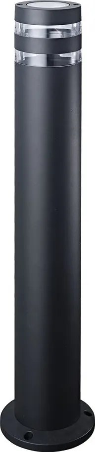 PREZENT 31307 DAIMA Modern Kültéri Állólámpa Fekete, Átlátszó GU10 IP44