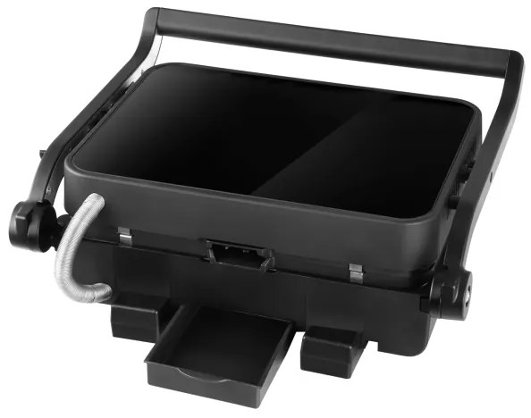 Concept ge3600 - Kontaktgrill mit Temperatursensor GLASS 2000W/230V schwarz