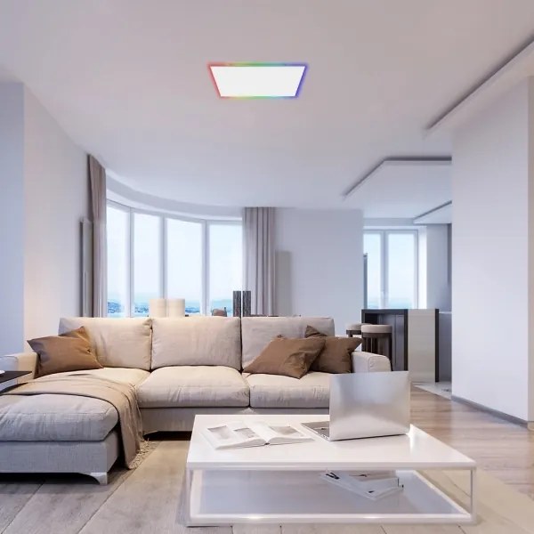 Rabalux 71001 - FARAMIR LED RGB 18W mennyezeti lámpa, állítható, távirányítóval