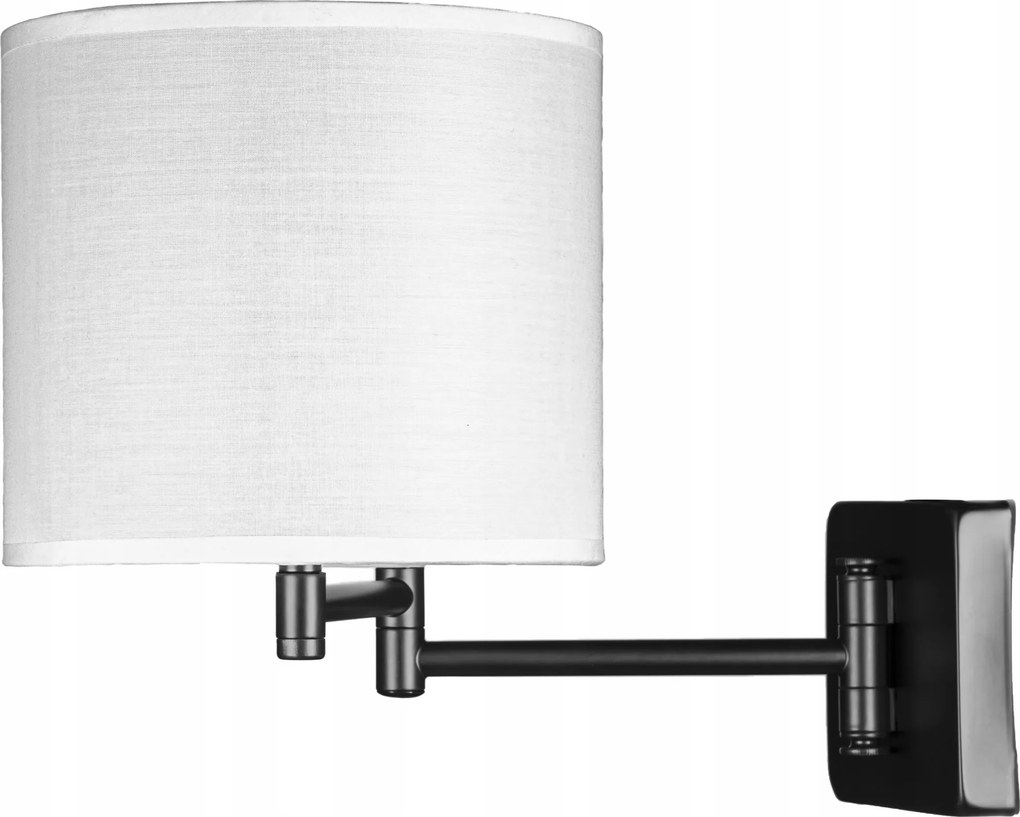 Állítható fali lámpa lámpaernyővel fehér Ledigo